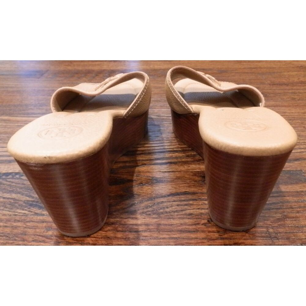 Tory Burch Platform Sandals Shoes Women's Size 8.5 - Picture 4 of 5
